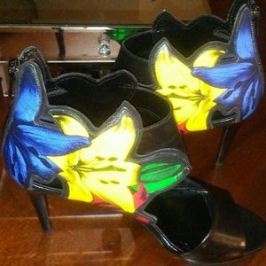 Pierre Hardy "Poppy" Multicolor Floral Sandal